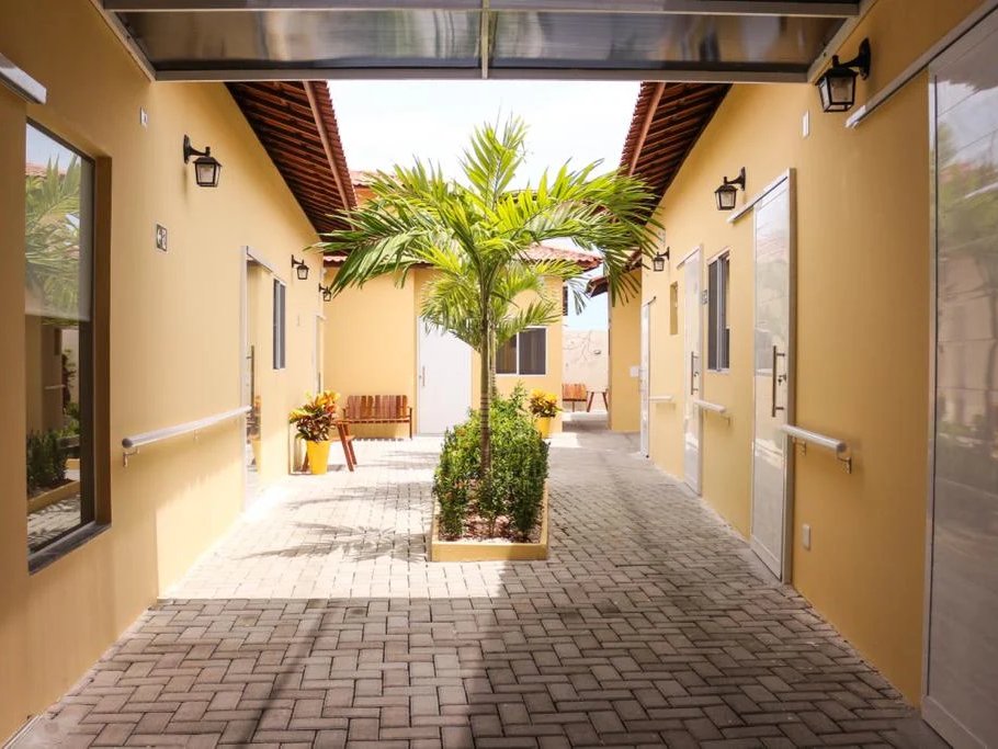 Corredor dos quartos da Villa Santa Maria