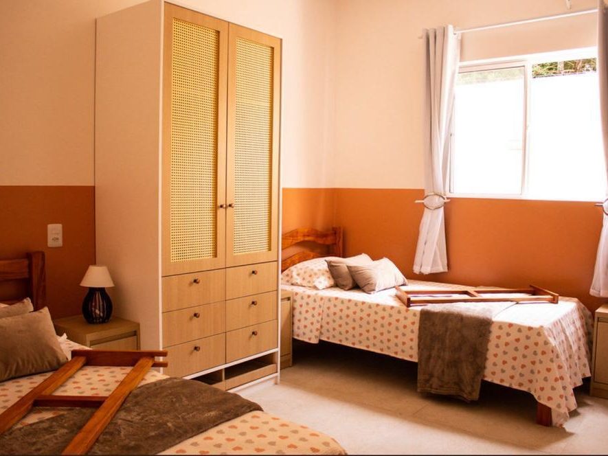 Quarto mobiliado da Villa Santa Maria