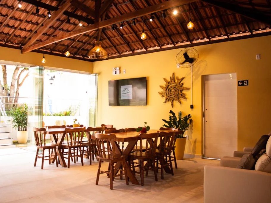 Salão de refeições e convivência da Villa Santa Maria